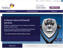 Tablet Screenshot of fidelius.co.uk